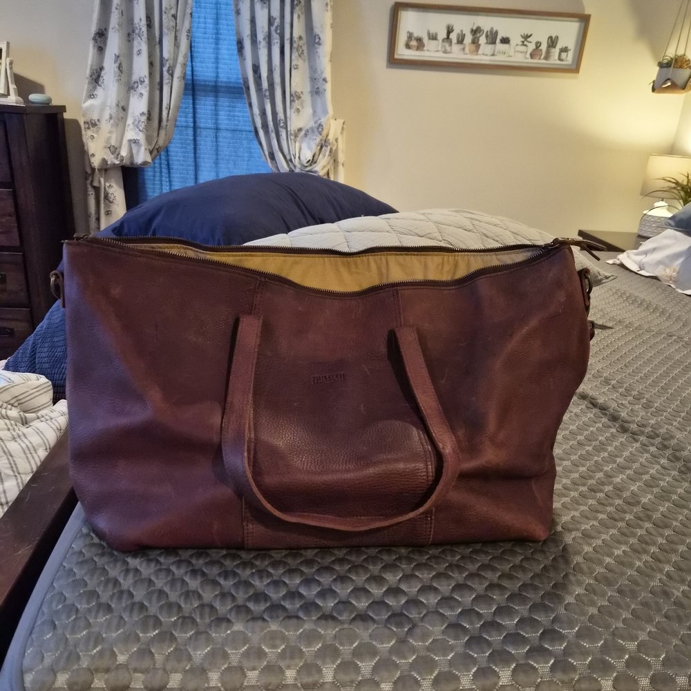 Duluth Trading Co Brown Leather Travel Bags - Picture 8 of 11